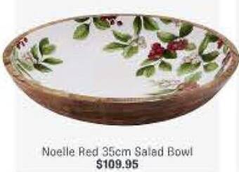 Minimax Noelle Red 35cm Salad Bowl offer