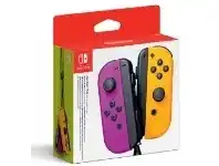 Target Nintendo Switch Joy-Con - Purple & Neon Orange offer