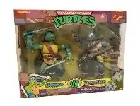 Mr Toys Teenage Mutant Ninja Turtle Classic Collection 6” 2Pk - Leo Vs Rocksteady offer