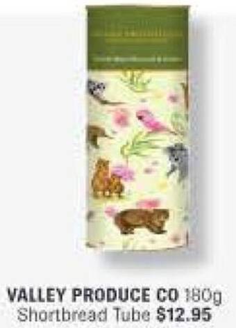 Minimax VALLEY PRODUCE CO 180g Shortbread Tube offer