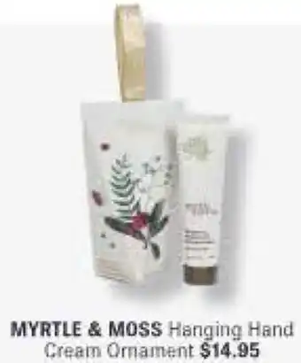 MYRTLE & MOSS Hanging Hand Cream Ornament