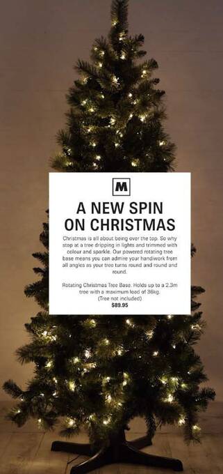 Minimax Rotating Christmas Tree Base offer