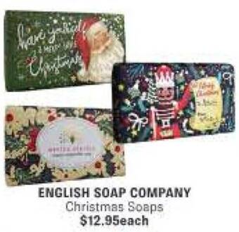 Minimax ENGLISH SOAP COMPANY Christmas Soaps offer