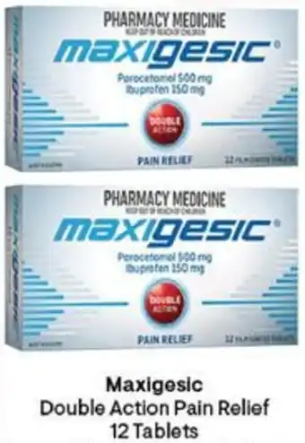 Discount Drug Stores Maxigesic Double Action Pain Relief offer