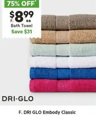 Harris Scarfe DRI GLO Embody Classic offer