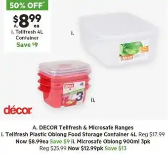 DECOR Tellfresh & Microsafe Ranges