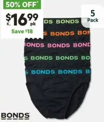 BONDS 5pk Briefs