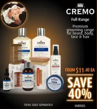 Premium grooming range for beard, body, face & hair