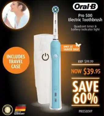 Shaver Shop Pro 500 Electric Toothbrush offer