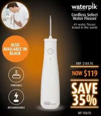 Shaver Shop Cordless Select Water Flosser offer