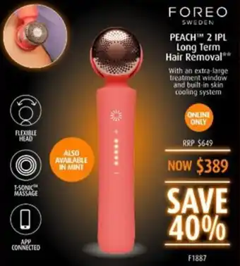 PEACH 2 IPL Long Term Hair Removal