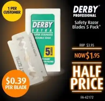 Shaver Shop Safety Razor Blades 5 Pack offer