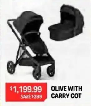 Baby Kingdom OLIVE WITH CARRY COT offer