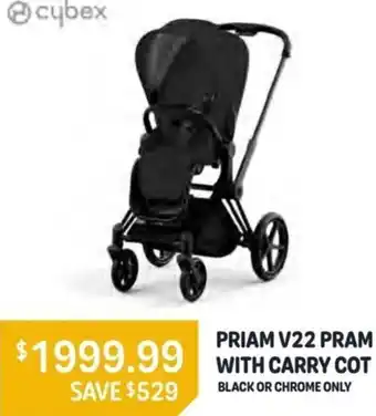 PRIAM V22 PRAM WITH CARRY COT