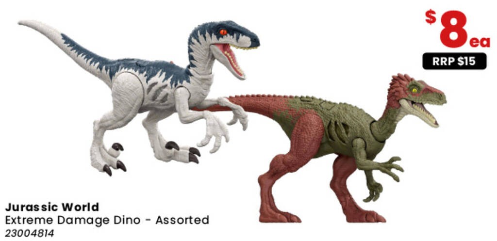 Toymate Jurassic World Extreme Damage Dino offer