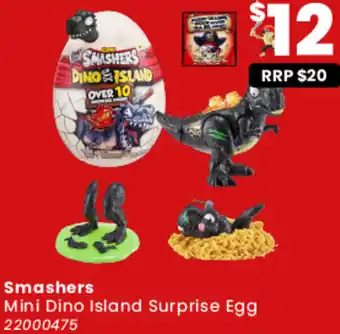 Toymate Smashers Mini Dino Island Surprise Egg offer