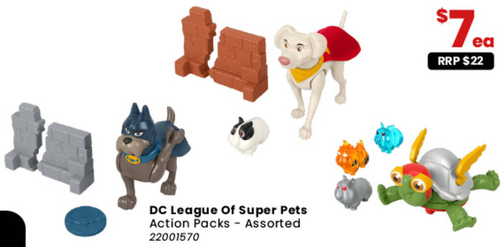 Toymate DC League Of Super Pets Action Packs offer