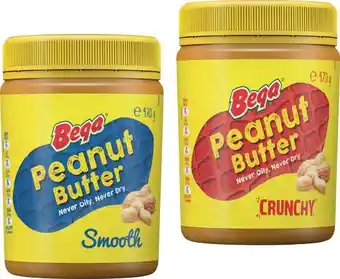 IGA Bega peanut butter 470g selected varieties offer