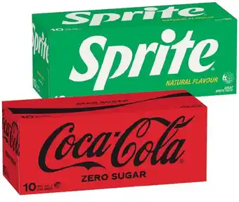 IGA Coca‑cola, sprite or fanta 10x375ml selected varieties offer