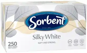 IGA Sorbent silky white tissues 250 pack offer