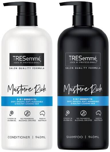 IGA Tresemmé shampoo or conditioner 940ml selected varieties offer
