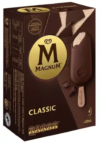 IGA Streets magnum ice cream 4-6 pack selected varieties offer
