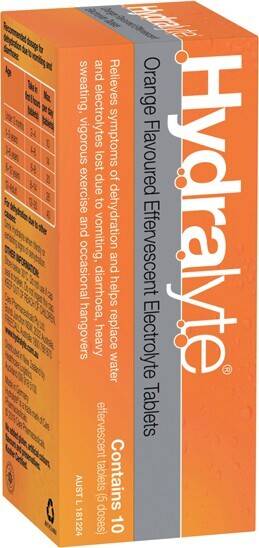 IGA Hydralyte effervescent electrolyte tablets 10 pack selected varieties offer