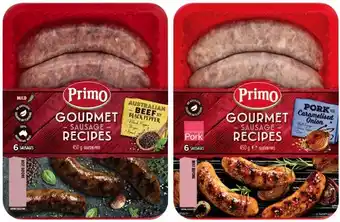 Coles Primo sausages 450g offer