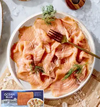 Coles Ocean blue sliced smoked salmon 350g offer