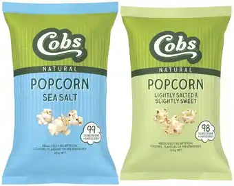 Coles Cobs popcorn 80g-120g offer