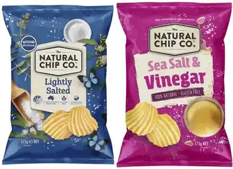 Coles Natural chip co potato chips 175g offer