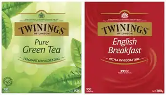 Coles Twinings tea bags 100 pack offer