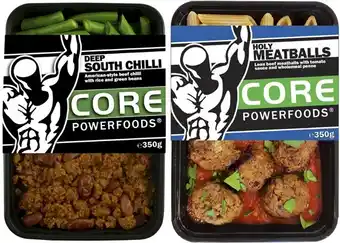 Coles Core powerfoods frozen meal 350g offer