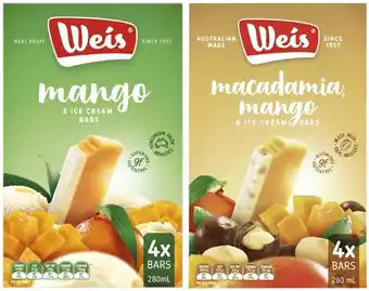 Coles Weis 4 pack 280ml offer