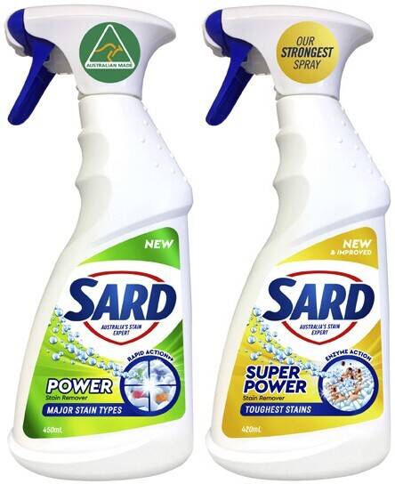 Coles Sard stain remover spray 420ml-450ml offer