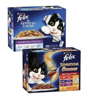 Coles Felix cat food 12x85g offer