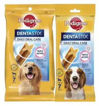 Coles Pedigree dentastix 7 pack offer
