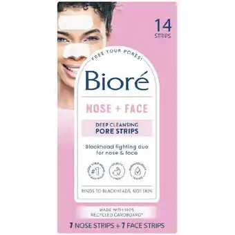 Woolworths Biore combo deep cleansing pore strips pk 14 offer
