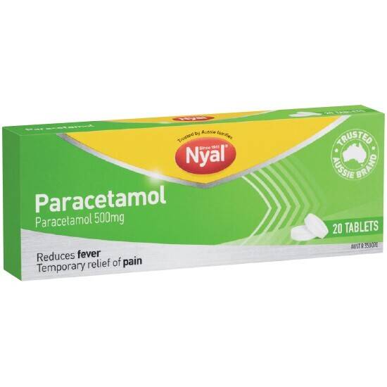 Woolworths Nyal paracetamol tablets pk 20 offer
