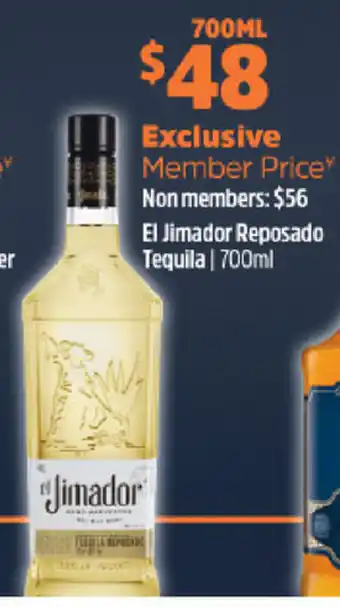 El Jimador Reposado Tequila 700ml