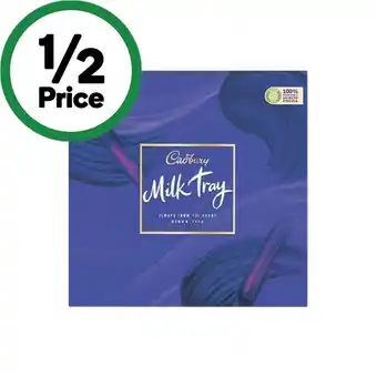 Woolworths Cadbury milk tray 360g offer