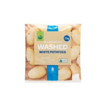 Woolworths Australian washed white potatoes 2 kg pack offer