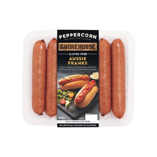 Peppercorn smokehouse sausage varieties 450g offer at Woolworths