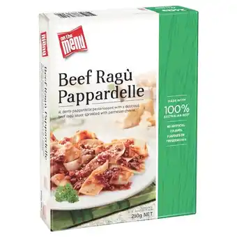 Woolworths On the menu frozen meals 260g offer