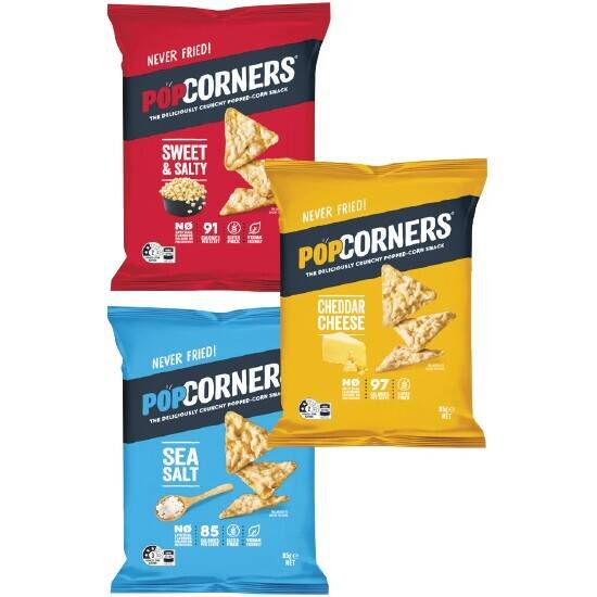 Popcorners flavoured popped corn snacks 85g offer at Woolworths