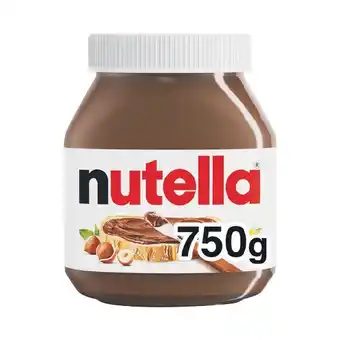 Woolworths Nutella hazelnut spread 750g offer