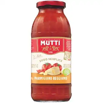 Woolworths Mutti sugo semplice 400g offer