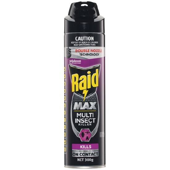 Woolworths Raid max multi insect killer spray 300g offer