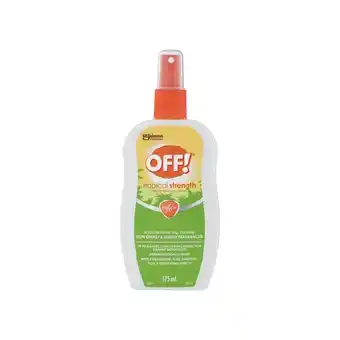 Woolworths Off! tropical strength insect repellent spray 175ml offer