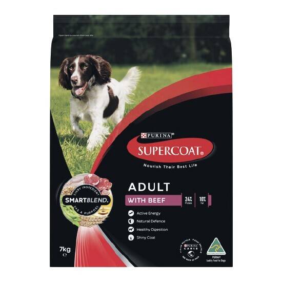 Woolworths Supercoat dry dog food 6.7-7 kg offer